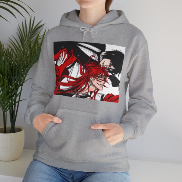 Anime B. Butler Pose 2 Hooded Sweatshirt - Image 39