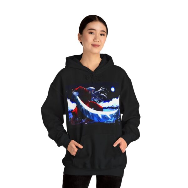 Anime Yasha Pose 2 Hooded Sweatshirt - Image 6