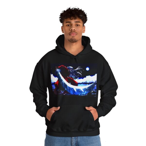 Anime Yasha Pose 2 Hooded Sweatshirt - Image 7