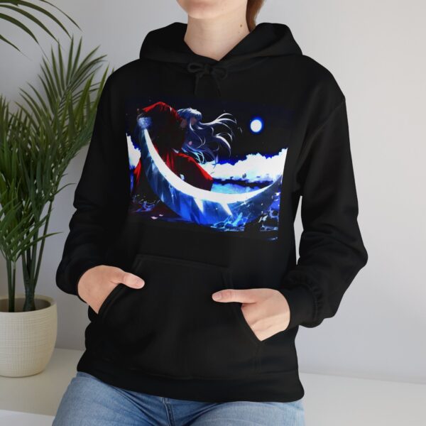 Anime Yasha Pose 2 Hooded Sweatshirt - Image 13