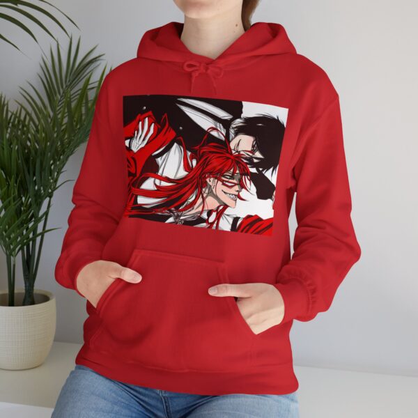 Anime B. Butler Pose 2 Hooded Sweatshirt - Image 65