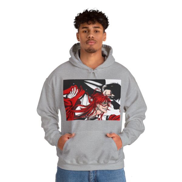 Anime B. Butler Pose 2 Hooded Sweatshirt - Image 33