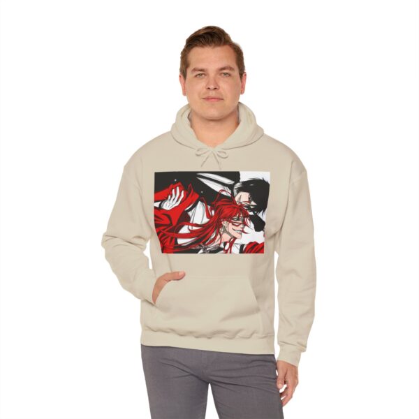 Anime B. Butler Pose 2 Hooded Sweatshirt - Image 22