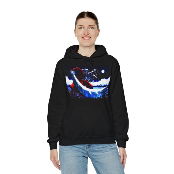 Anime Yasha Pose 2 Hooded Sweatshirt - Image 8